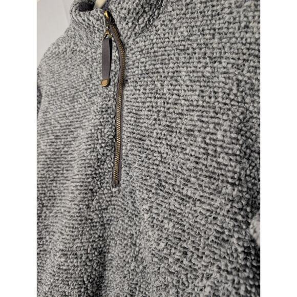 Soft Surroundings Women's Gray Textured Sweater 1/4 Zip Oversized Small(674) - Picture 2 of 9